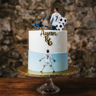 Ronaldo Bicycle Kick Cake