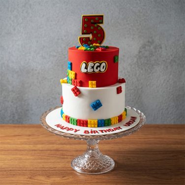 Two Tier Lego Birthday Cake two tier lego birthday cake