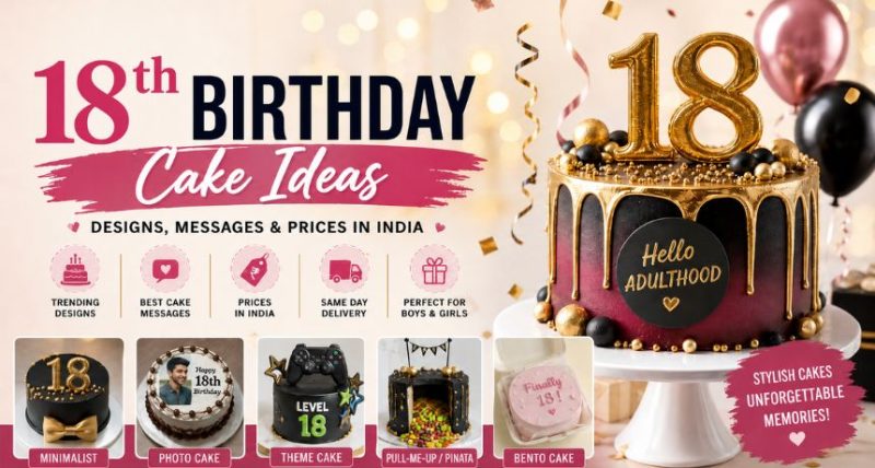 18th birthday cake ideas