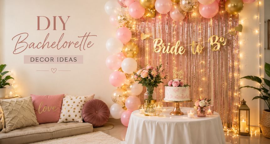 Budget-Friendly DIY Bachelorette Party Decoration Ideas at Home