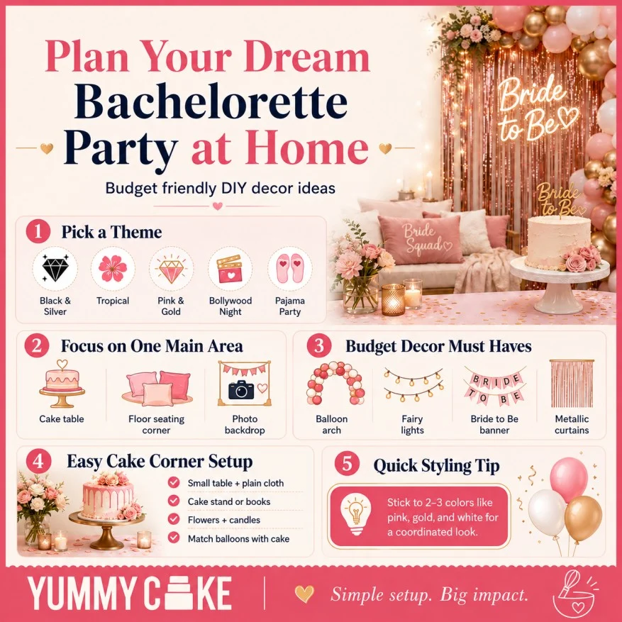 budget-friendly diy bachelorette party decoration ideas at home