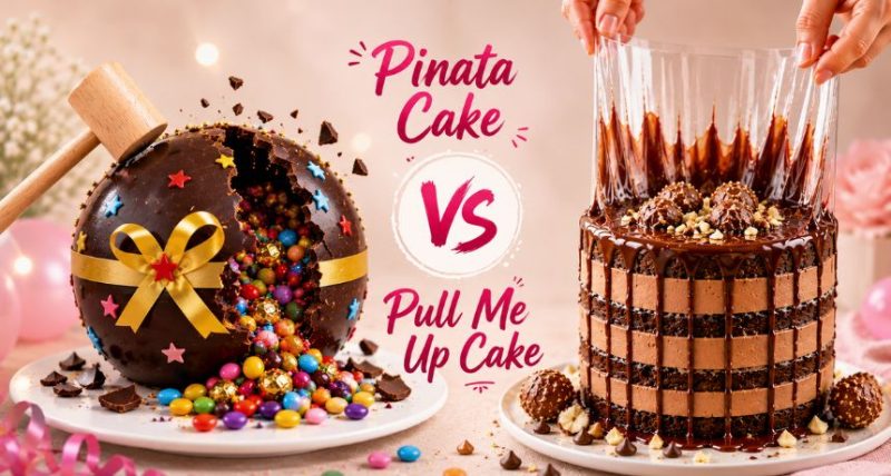 pinata cake vs pull me up cake