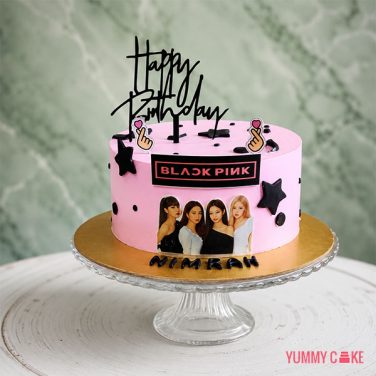 Blackpink Photo Birthday Cake