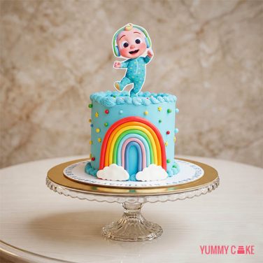 Cocomelon JJ Rainbow Cake