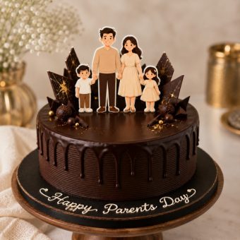 parents day chocolate cake