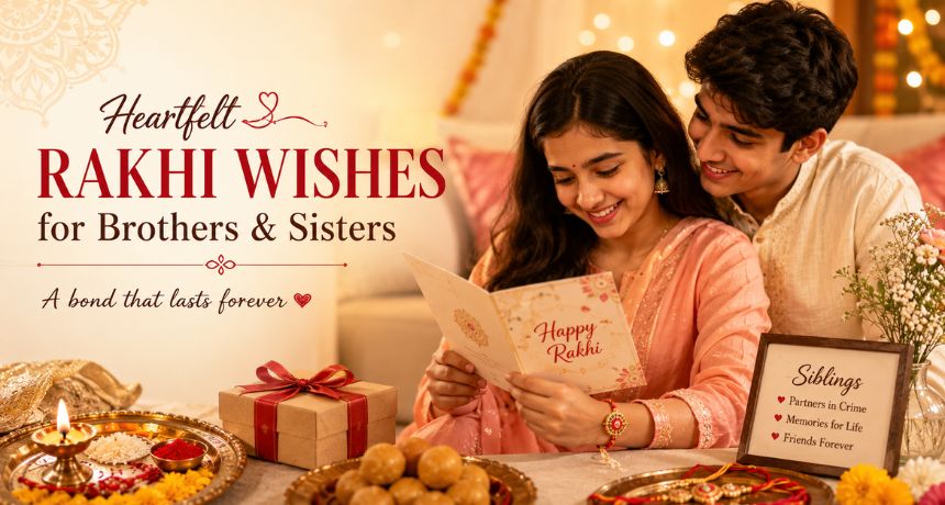 Top 50+ Happy Rakhi Wishes 2026 for Brothers and Sisters