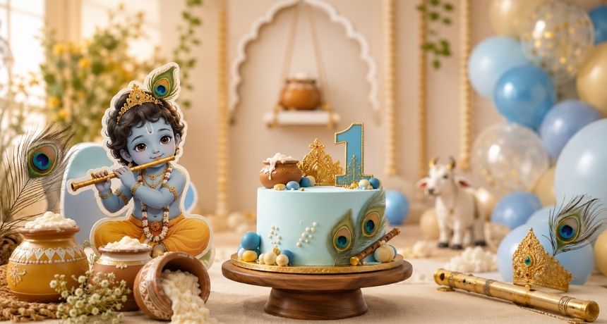 How to Plan a Krishna-Themed Birthday Party for Your Baby Boy
