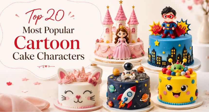Top 20 Most Popular Cartoon Cake Characters in 2026
