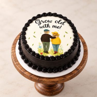 grow old with me cake