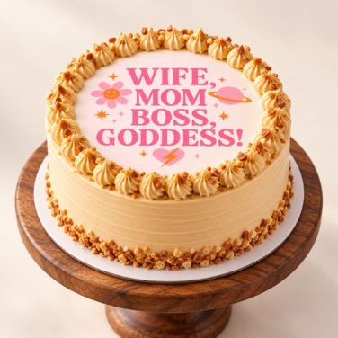 the wife mom boss cake