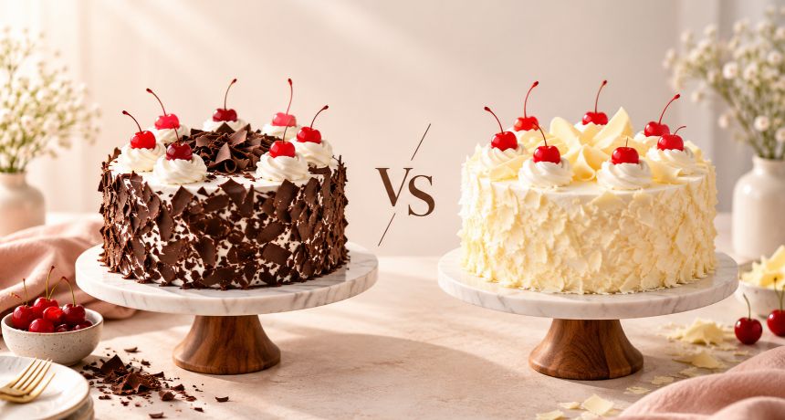 Black Forest vs. White Forest Cake: Taste, Ingredients & Which One Should You Order?